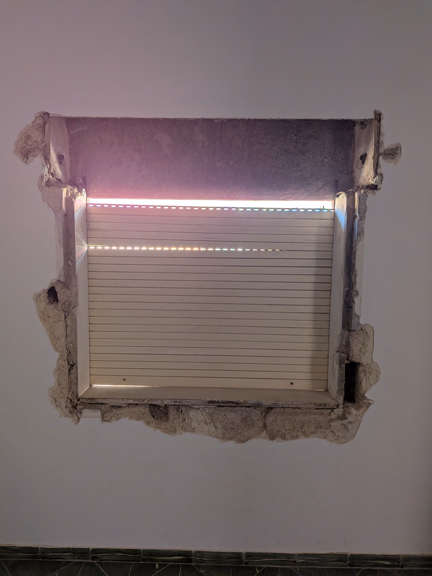 Sustitución de ventana — Antes